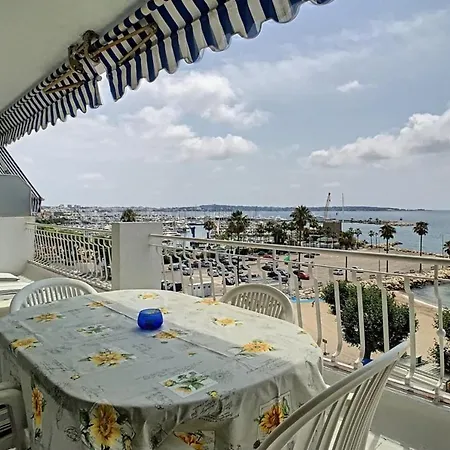 2 Rooms Large Terrace With Panoramic Sea View Golfe Juan Appartement